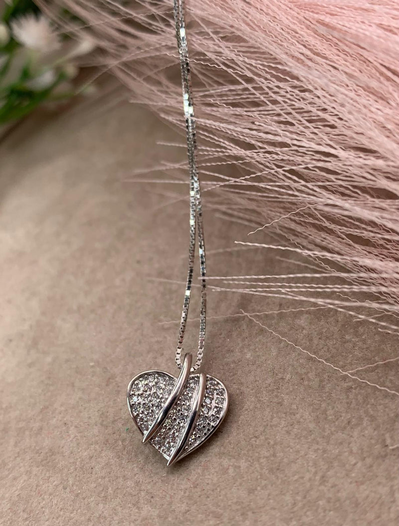 Collana Cuore Graffiato