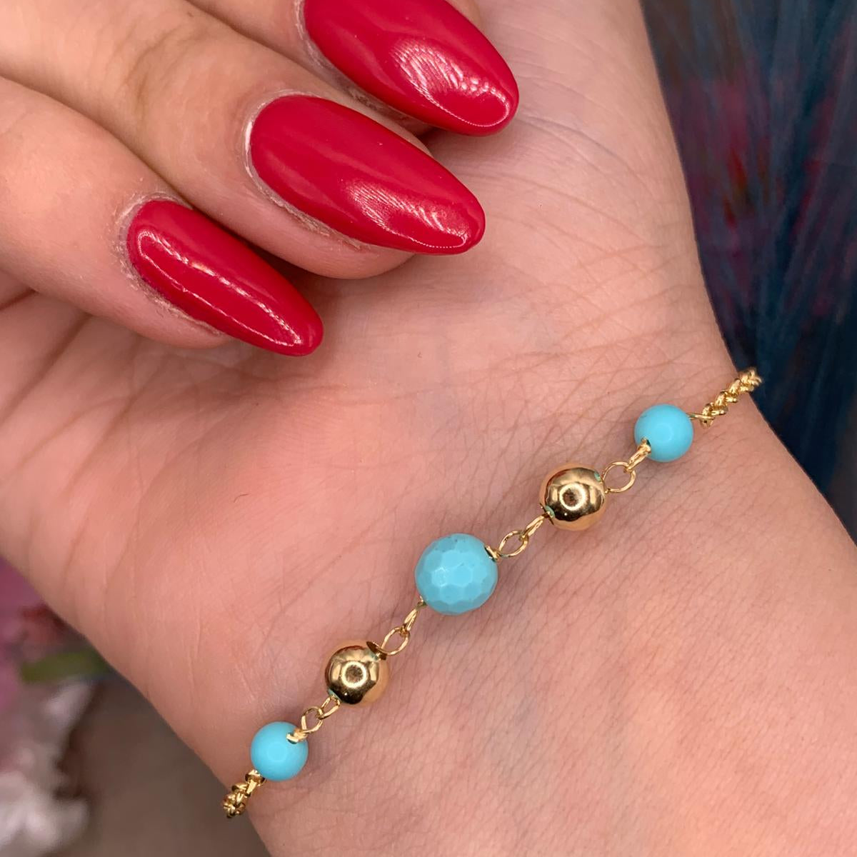 Bracciale azzurro