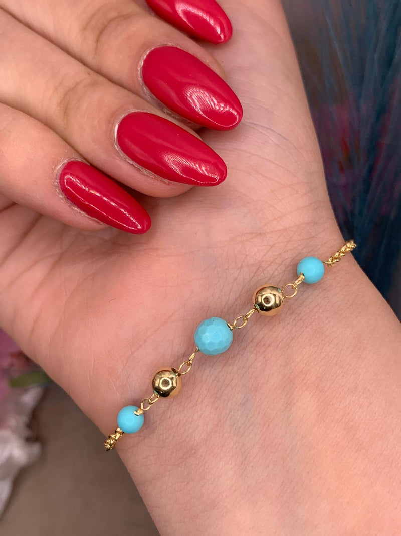 Bracciale azzurro