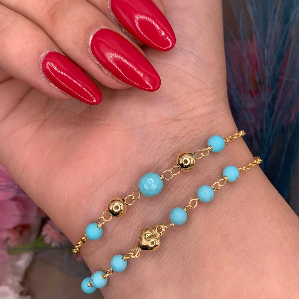 Bracciale azzurro