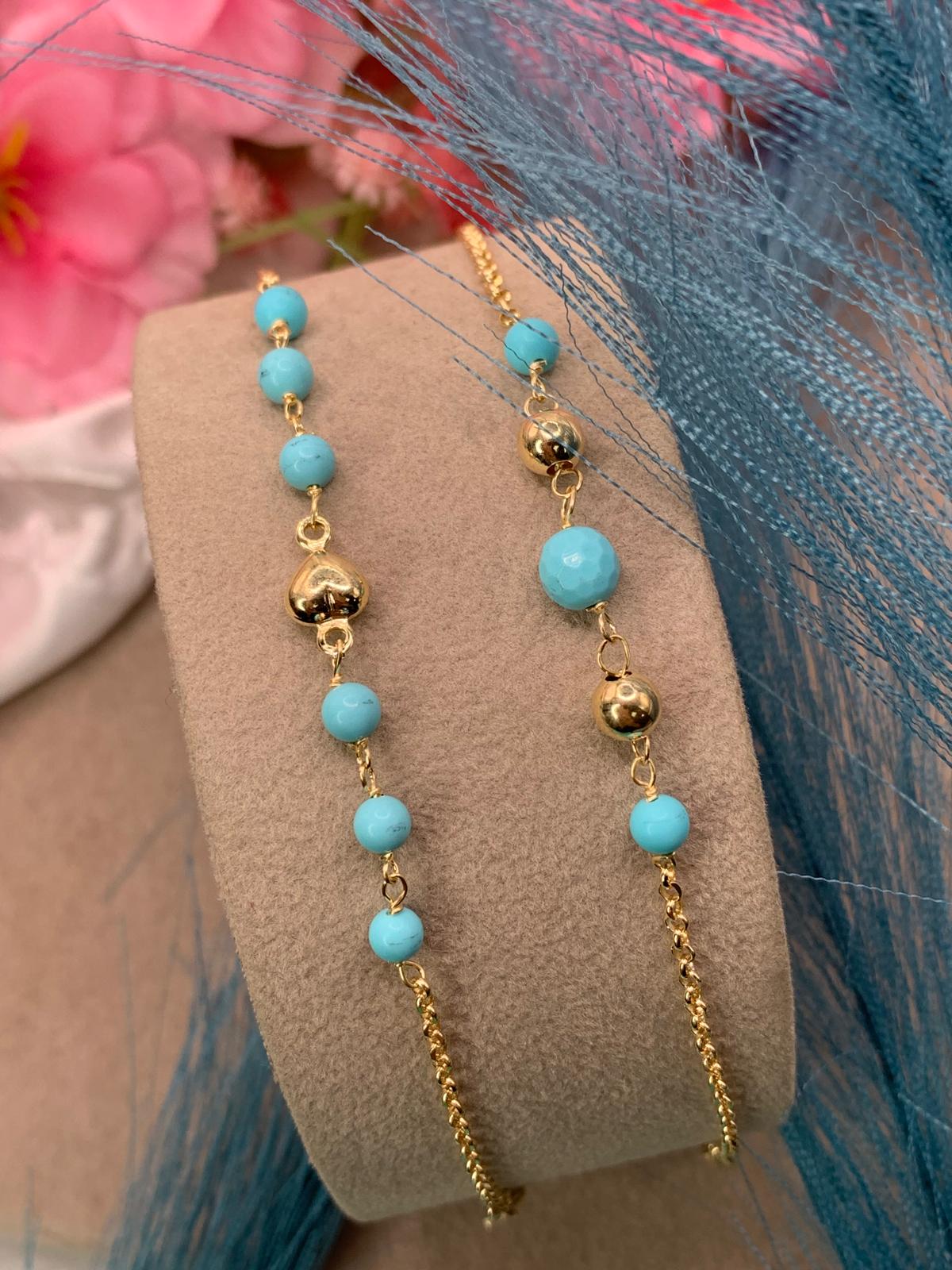 Bracciale azzurro