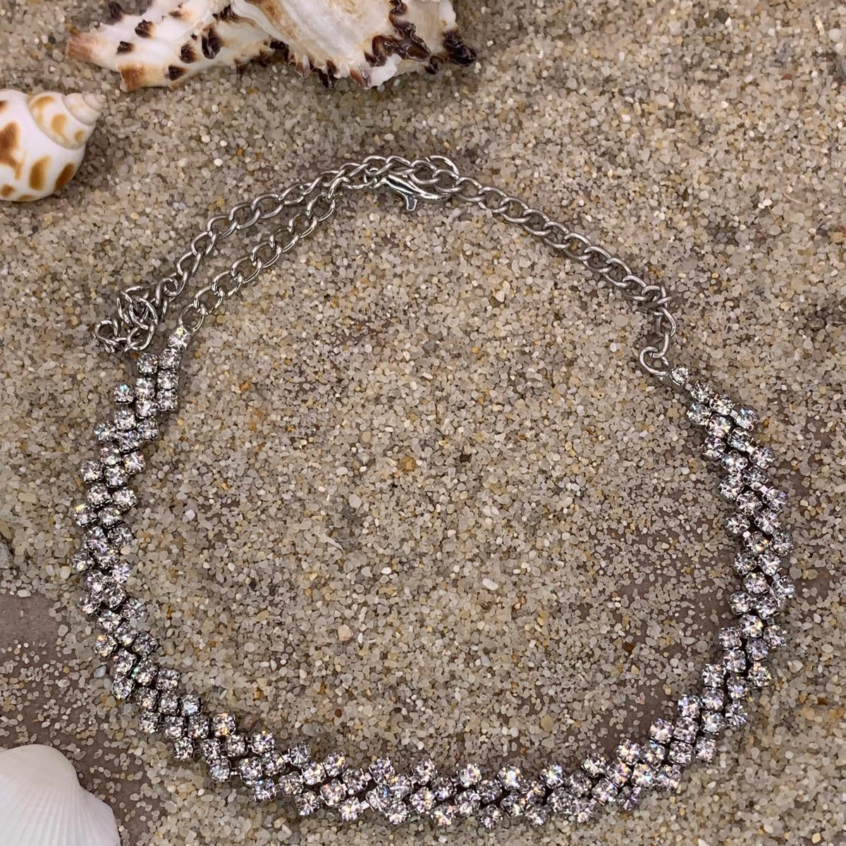 Cavigliera strass