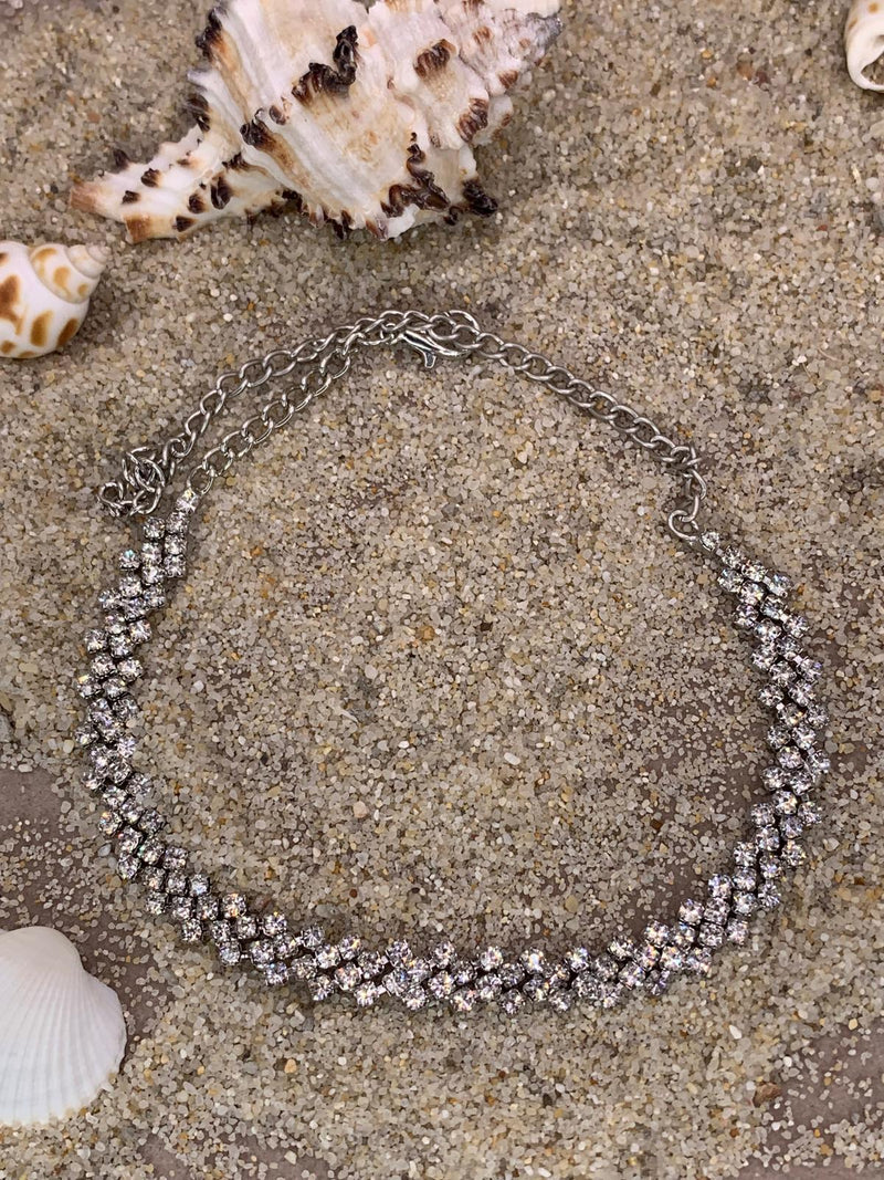 Cavigliera strass