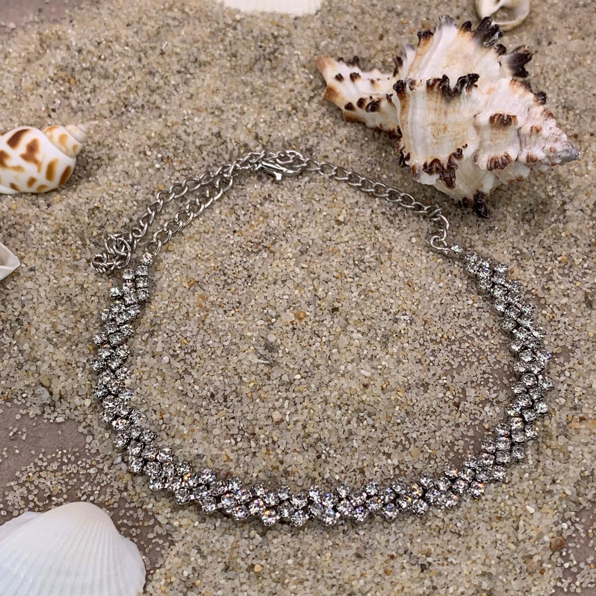 Cavigliera strass