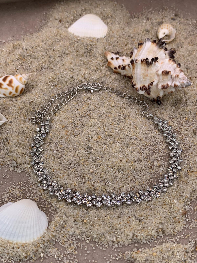 Cavigliera strass