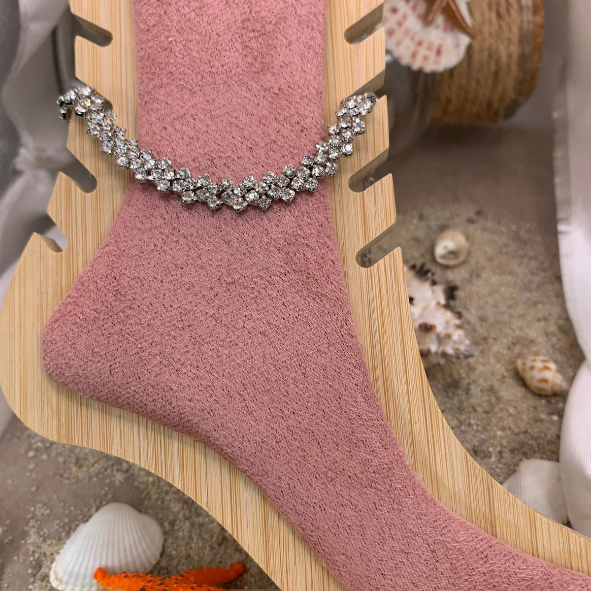 Cavigliera strass