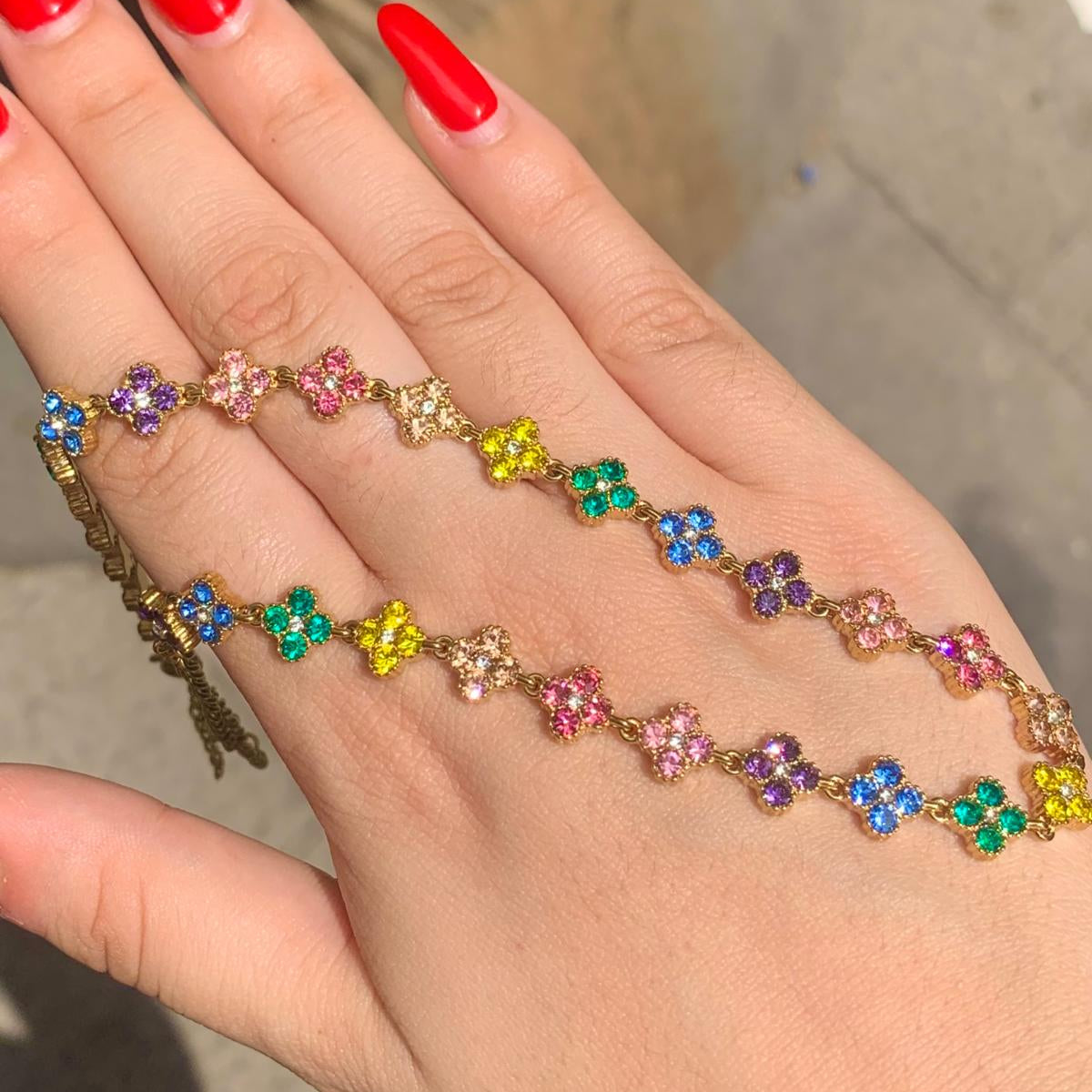Collana quadricolors