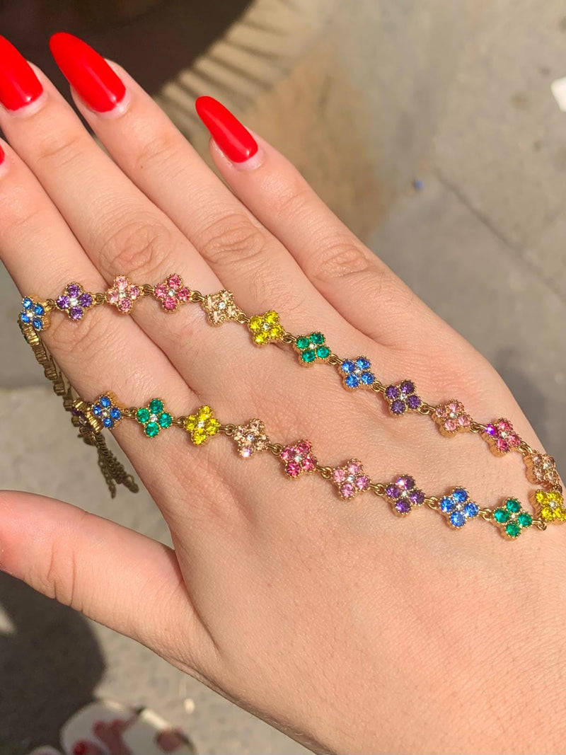 Collana quadricolors