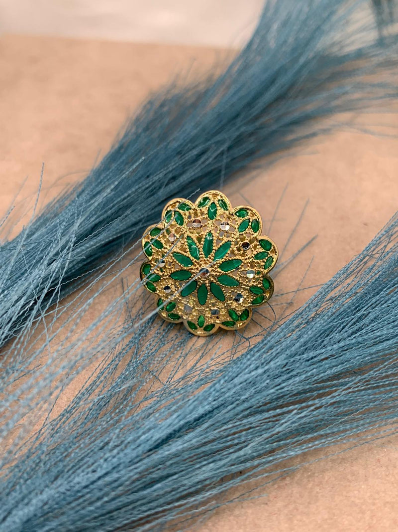 Anello filigrana green