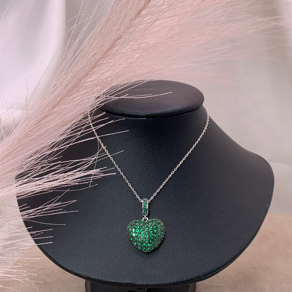 Collana green heart