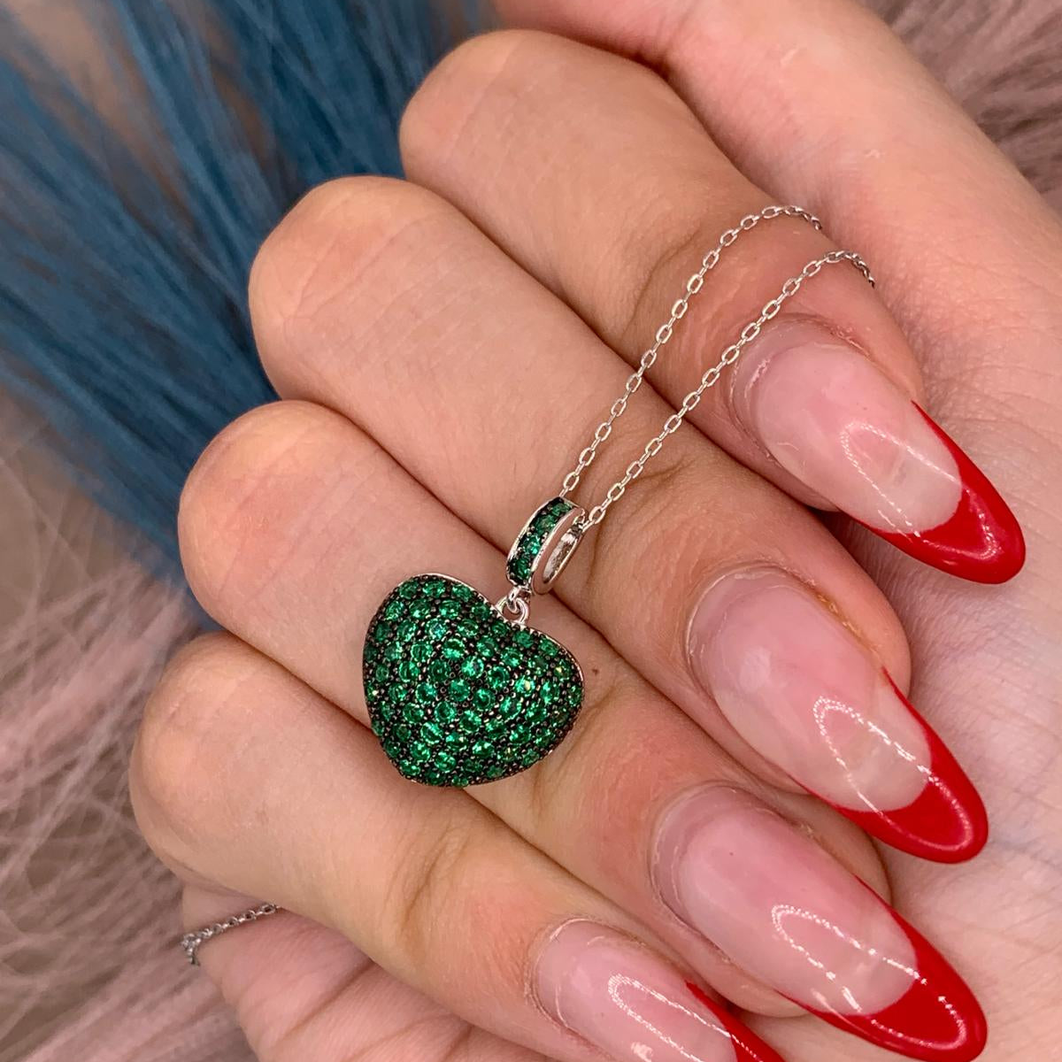 Collana green heart