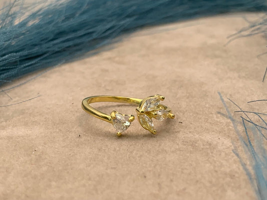 Anello cuore-stella