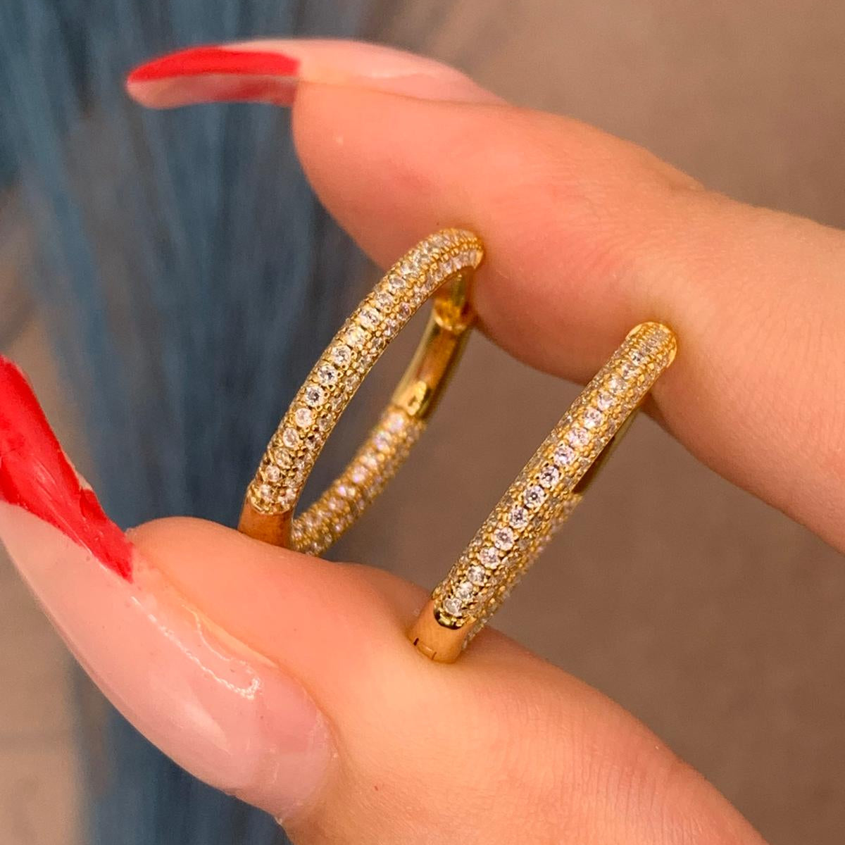 Cerchietti oro zirconati