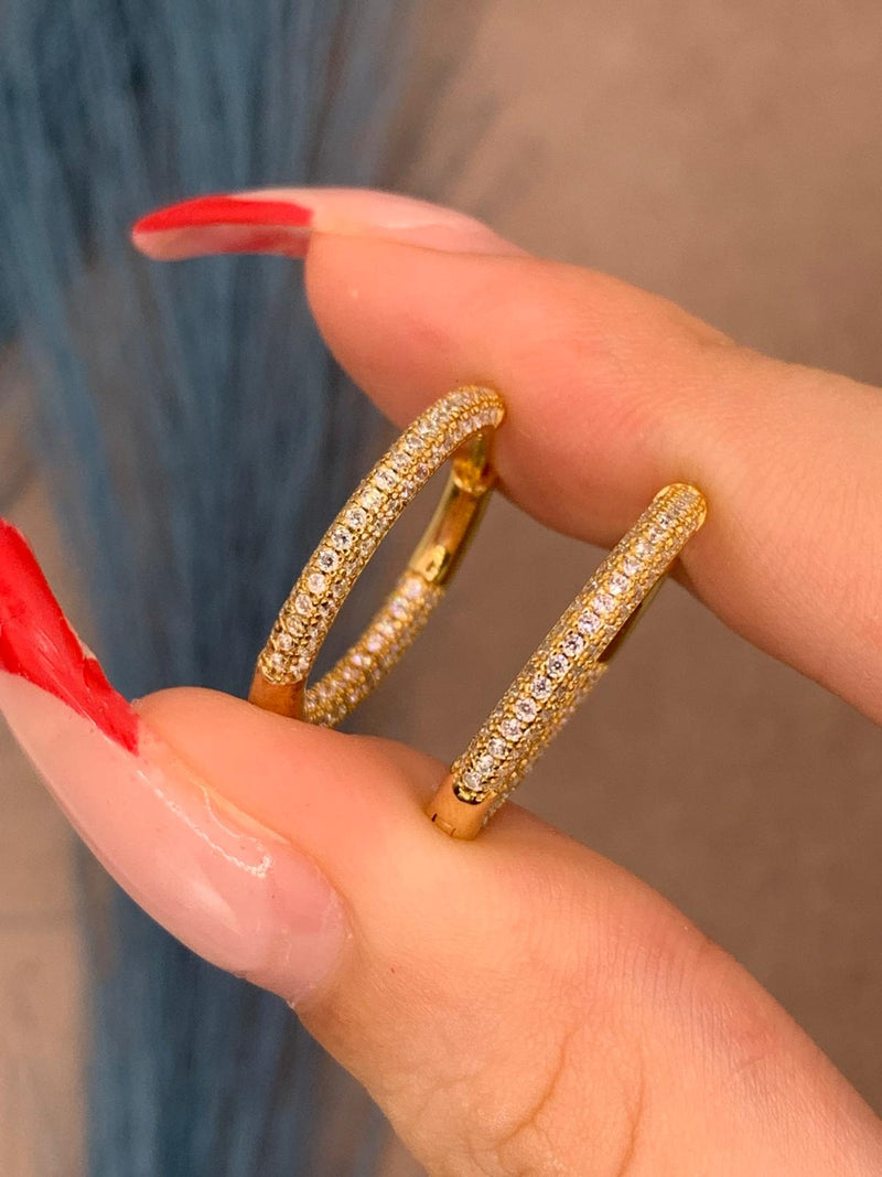 Cerchietti oro zirconati
