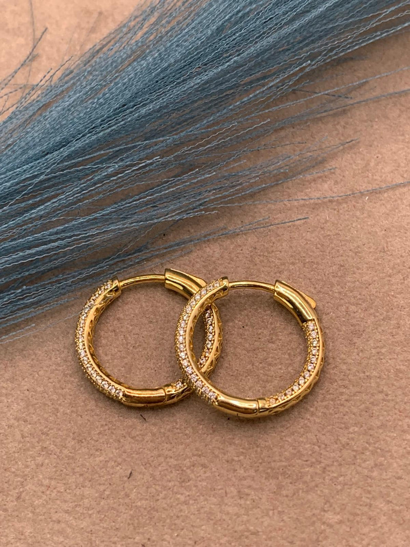Cerchietti oro zirconati