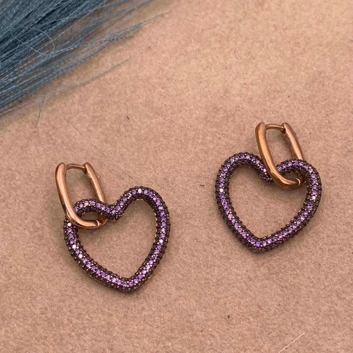 Orecchini purple