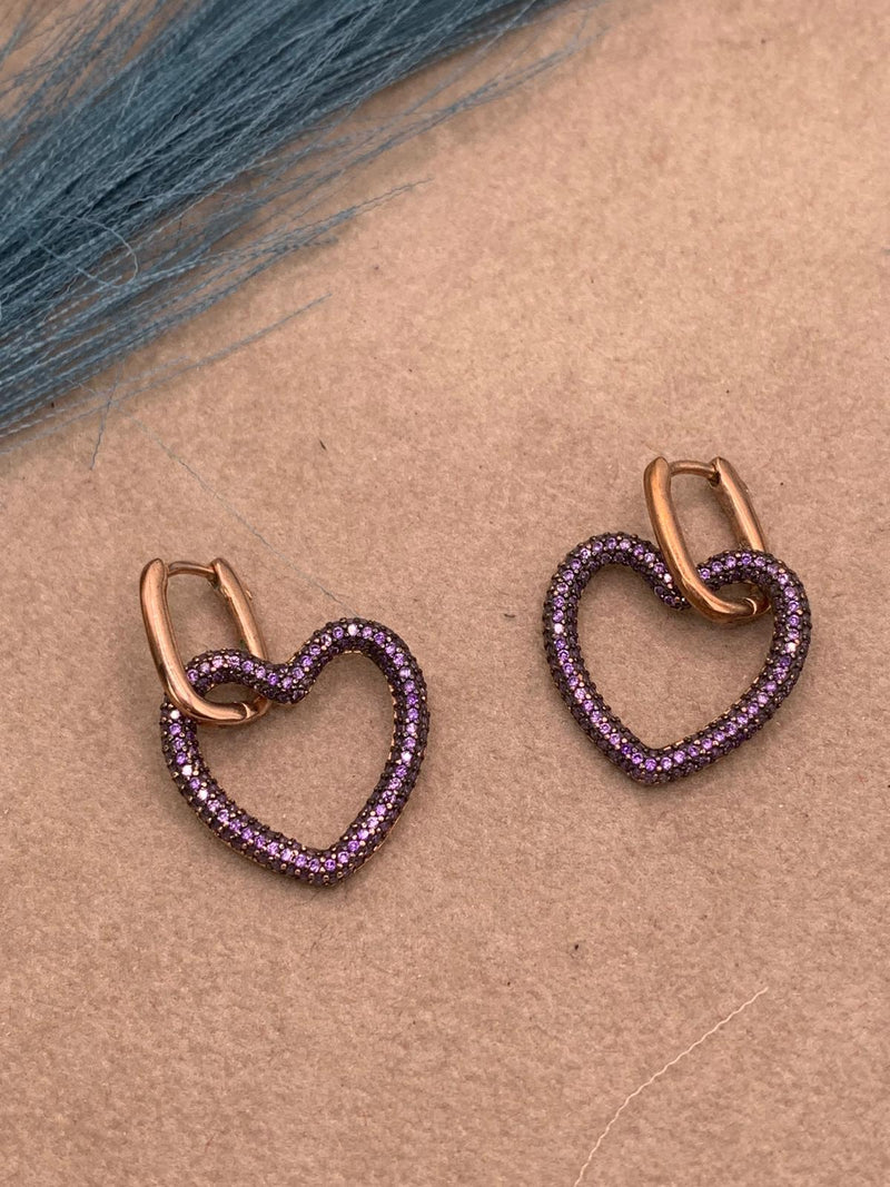 Orecchini purple