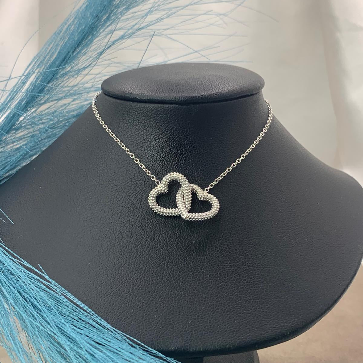 Collana intreccio heart