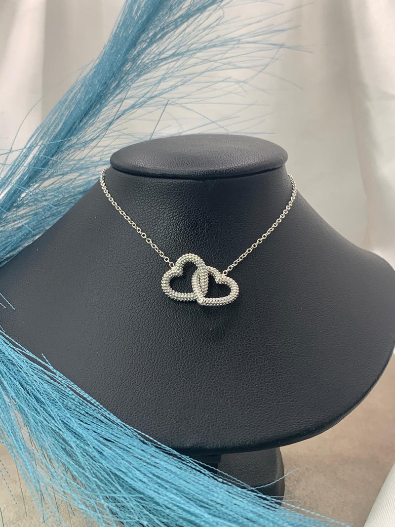 Collana intreccio heart