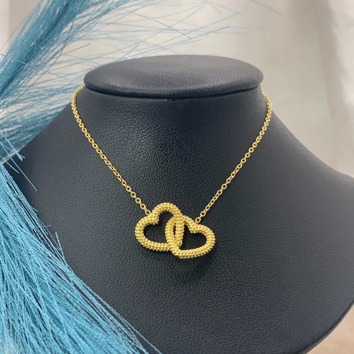 Collana intreccio heart