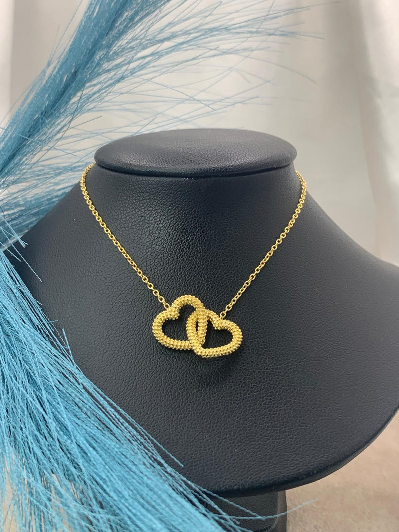 Collana intreccio heart