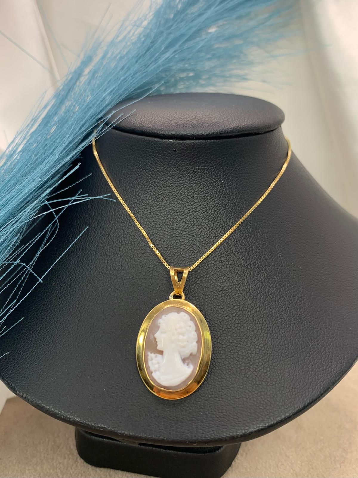 Collana cameo donna
