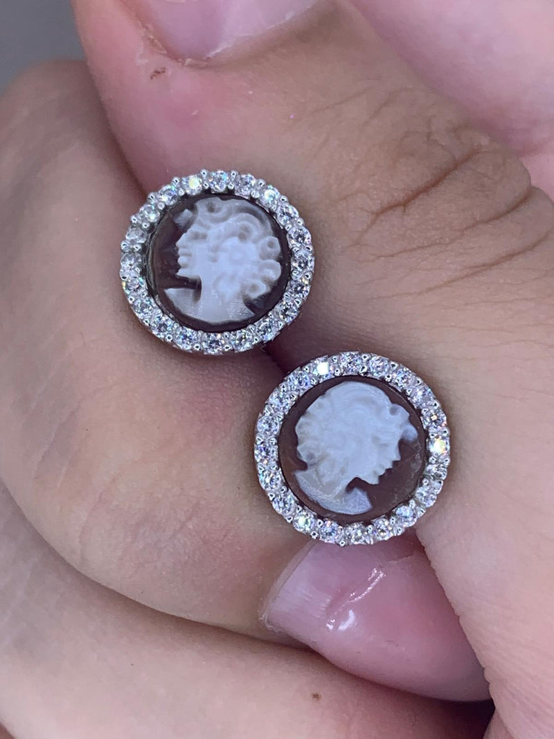 Orecchini cameo