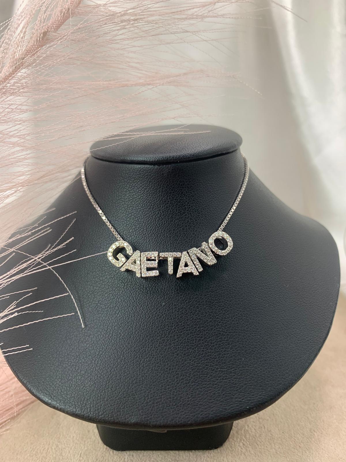 Collana nome lettere passanti