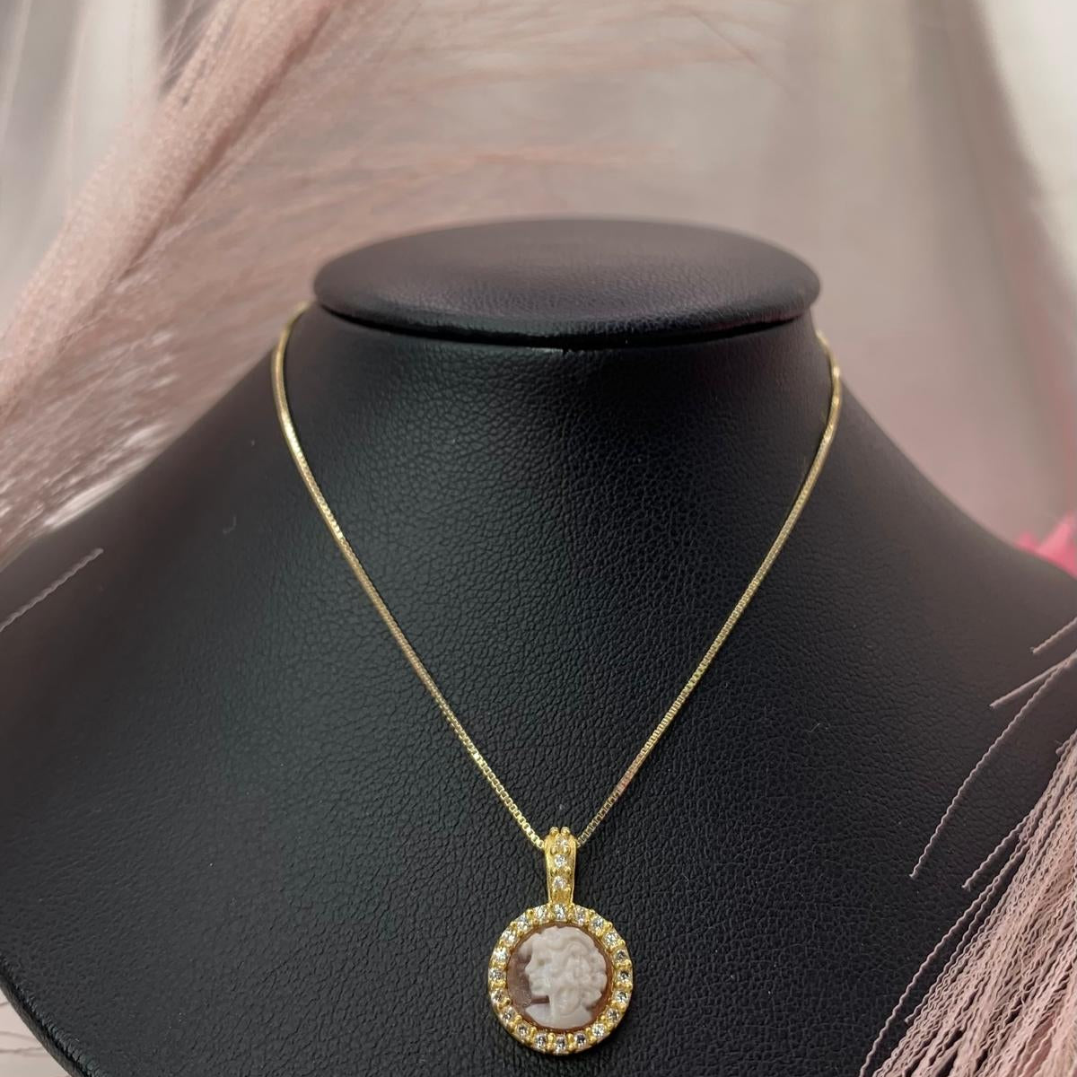 Collana cameo donna mini