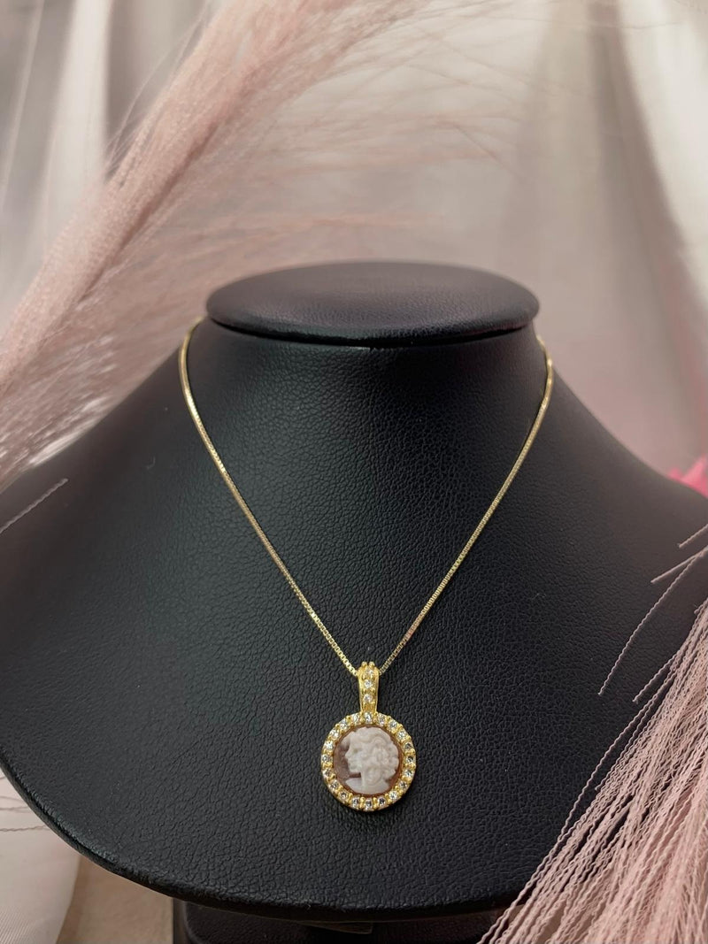Collana cameo donna mini