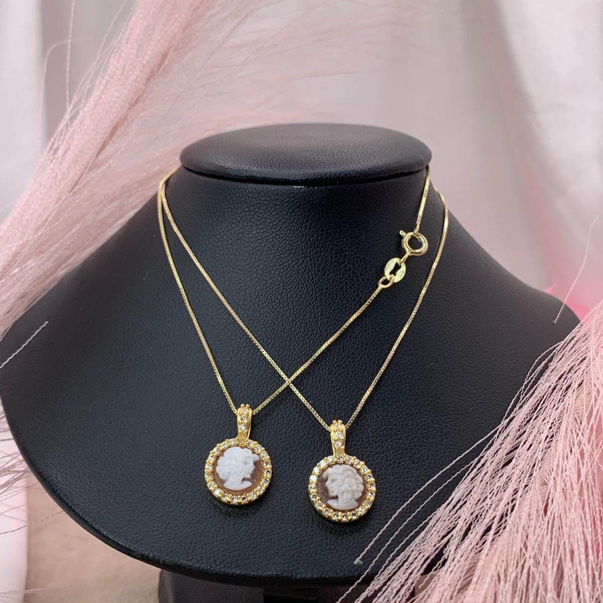 Collana cameo donna mini