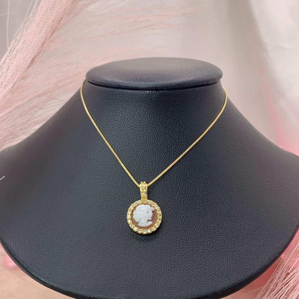 Collana cameo donna mini