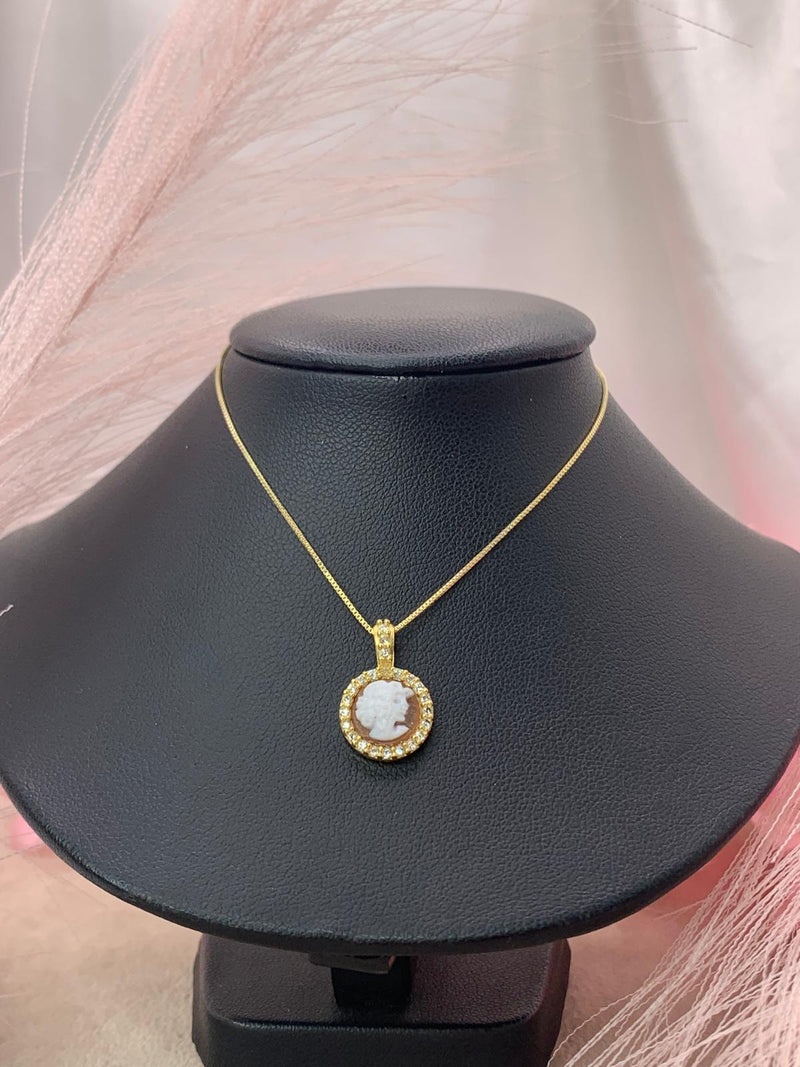 Collana cameo donna mini