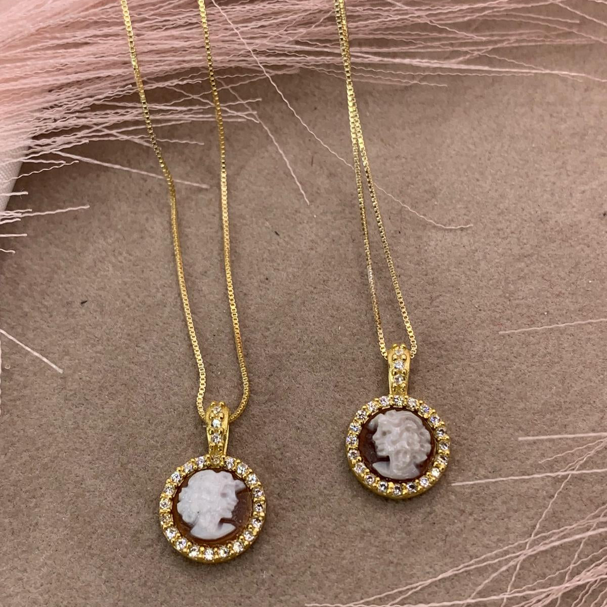 Collana cameo donna mini