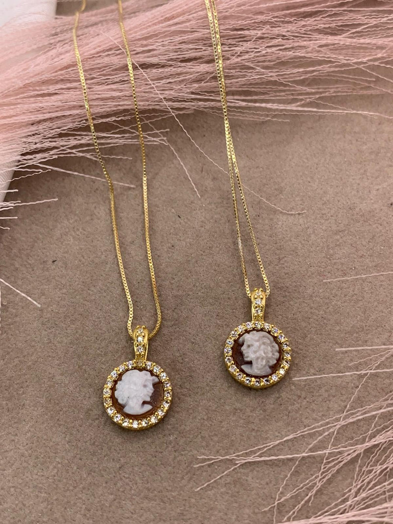 Collana cameo donna mini