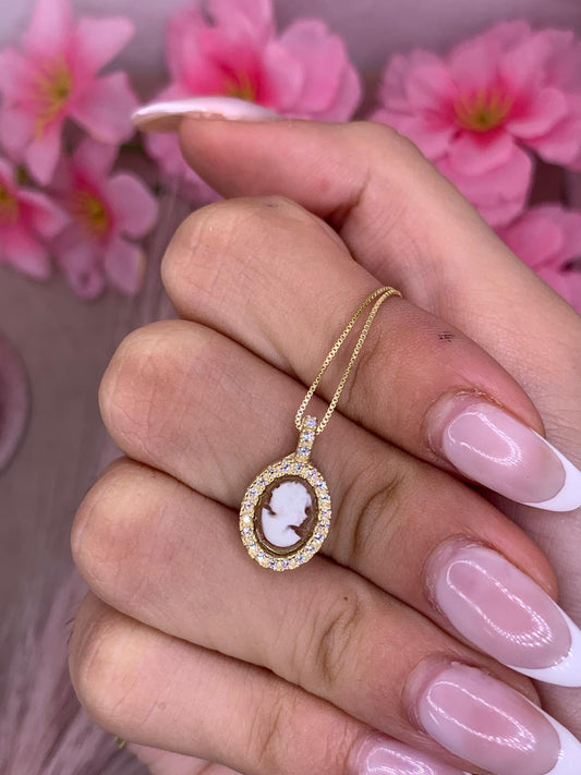 Collana cameo gold