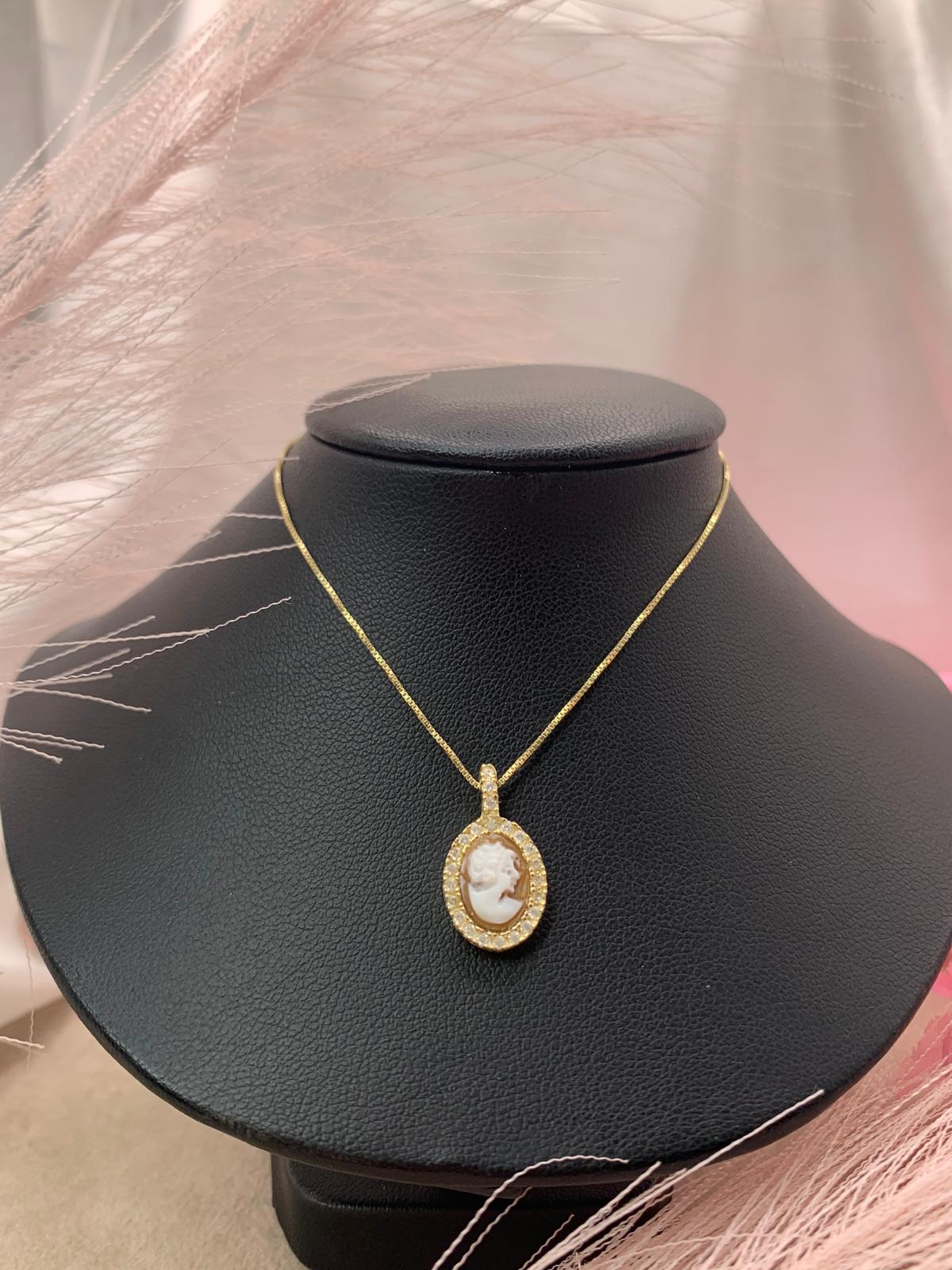 Collana cameo gold