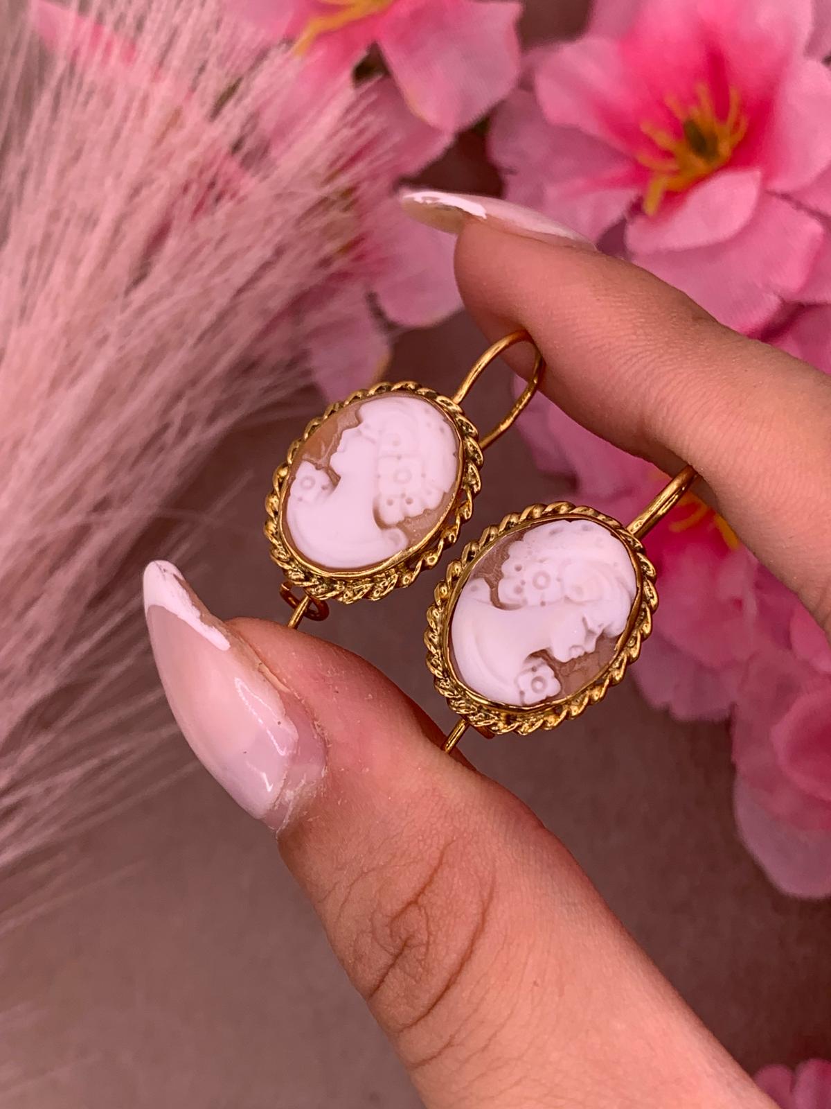 Orecchini cameo woman