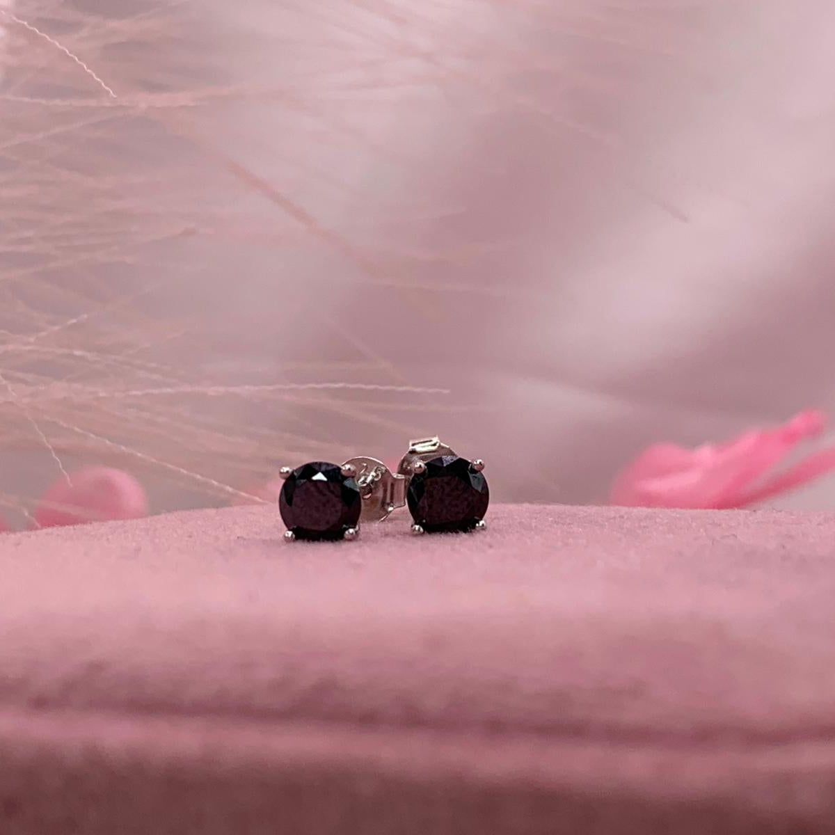 Orecchini m Black 5 mm
