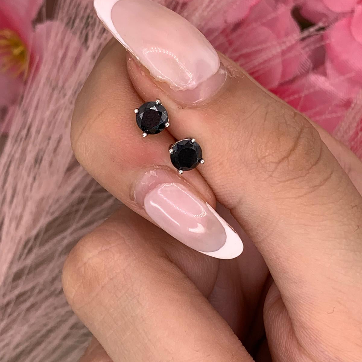 Orecchini m Black 5 mm