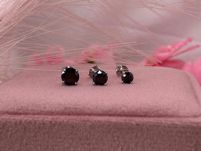 Orecchini m Black 5 mm