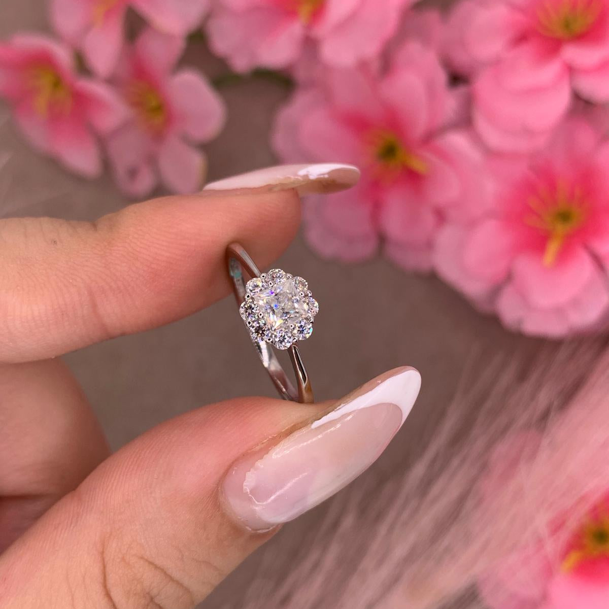 Anello m mini flower