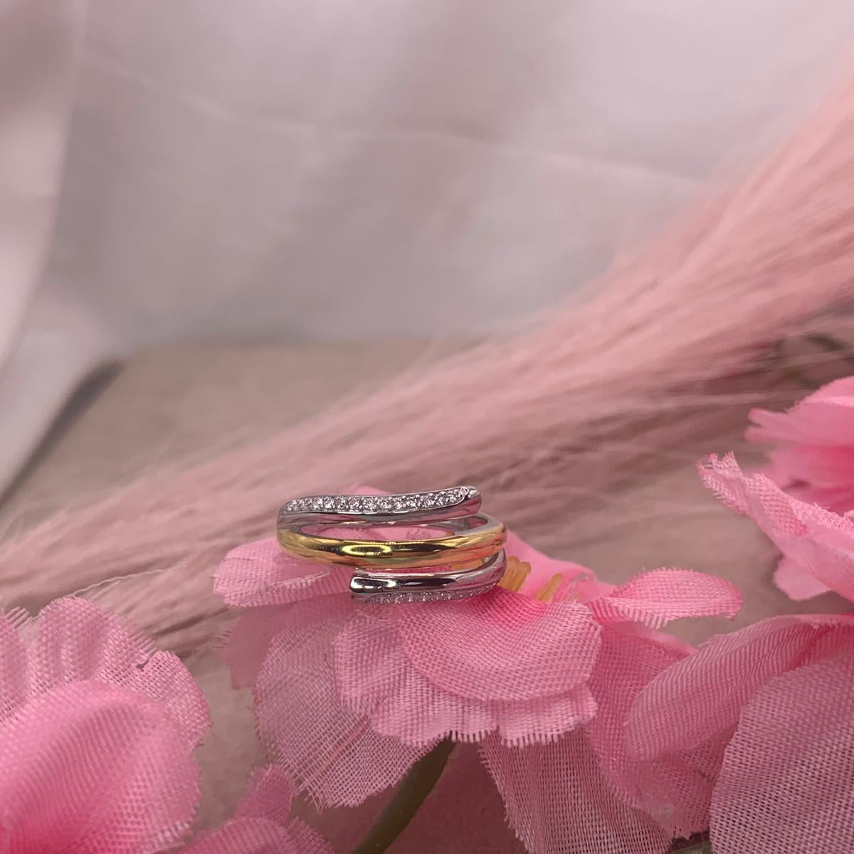 Anello tris bilocore