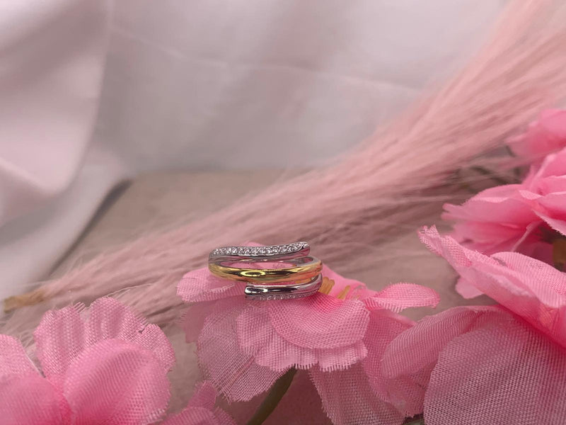 Anello tris bilocore