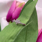 Anello flower blu