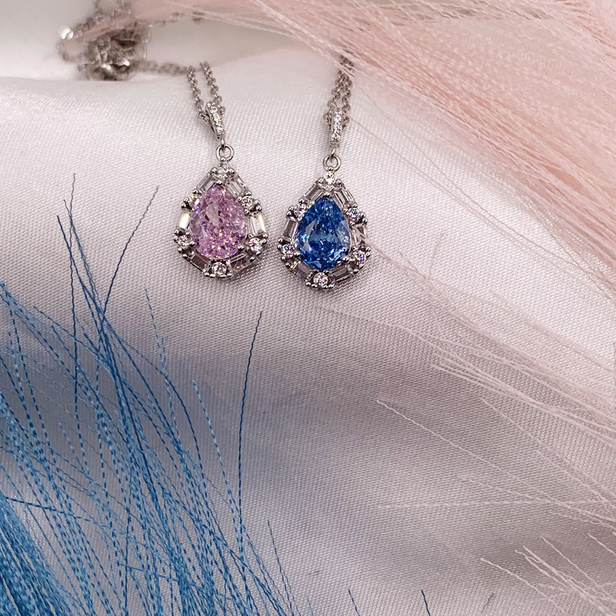 Collana ice stone goccia