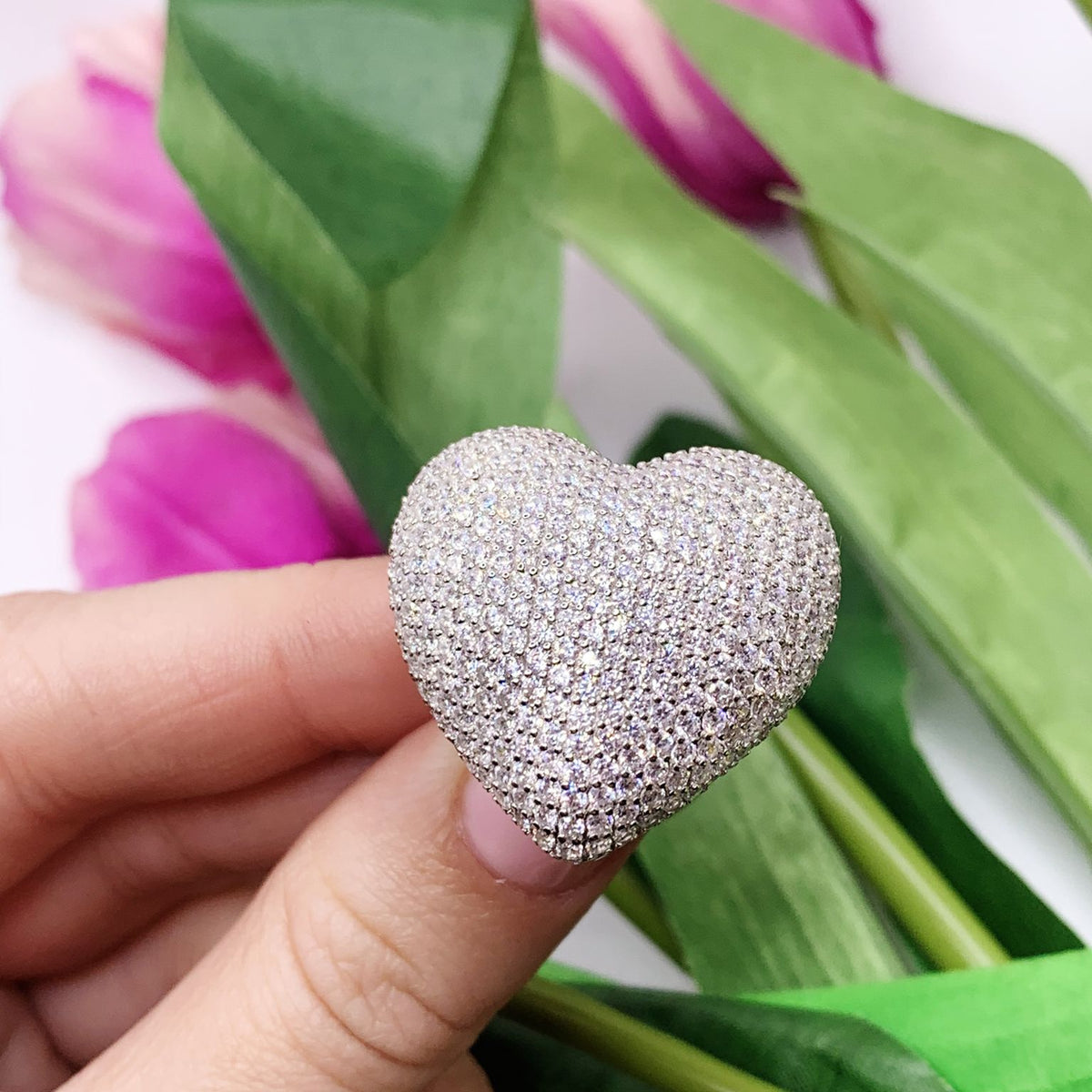 Anello mega big heart