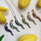 Collana corno filigrana