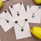 Parure cuore colorato
