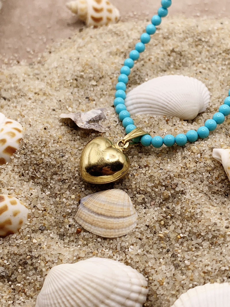 Collana mini turchesina charm